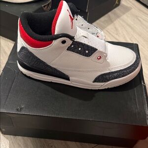 Jordan Kids Sneakers - White, Black, Red